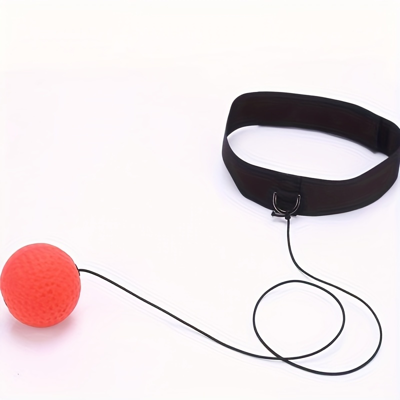Ballon De Réaction Boxe Avec Bandeau – Améliore Réflexes Et Coordination, Léger, Pour Enfants Et Adultes, Nylon/PU