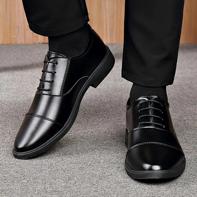 mens black dress shoes formal oxford shoes business wedding - Temu Oman mens black dress shoes formal oxford shoes business wedding - Temu Oman