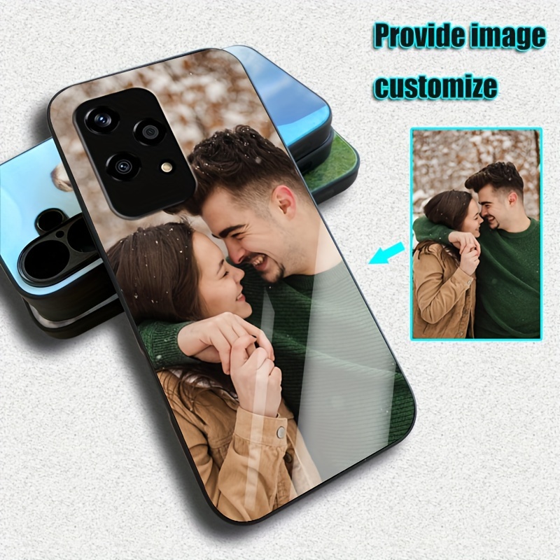 

Customized Mobile Phone Case For 200 Lite//90 Lite/10x/9x/90/70 Personalized Diy Pattern Photo Shell, Hd , Black Frosted Protection, Glass Back Panel Is Not Of Breaking