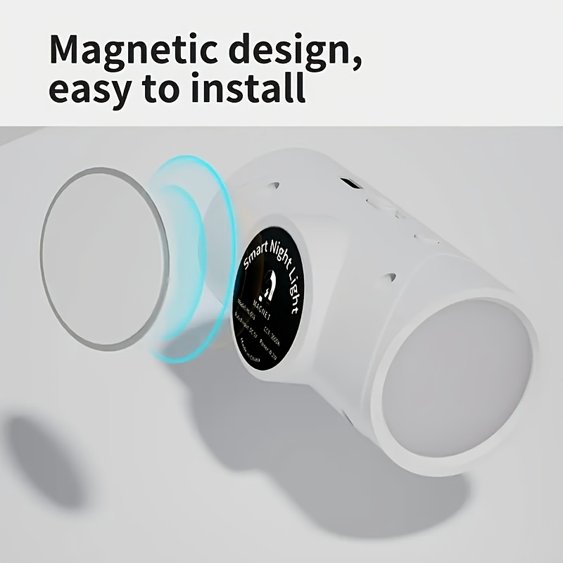 2pcs Smart LED Night Light with Motion Sensor