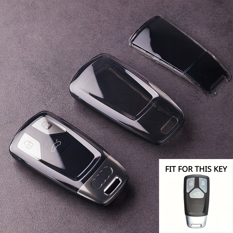 Image of Car Key Case Protective Shell Suitable For A4 A5 Rs4 Rs5 S5 S4 Q5l Q7 Sq5 For R8 For Remote Control Protective Cover High-end Key Chain For Men And Women