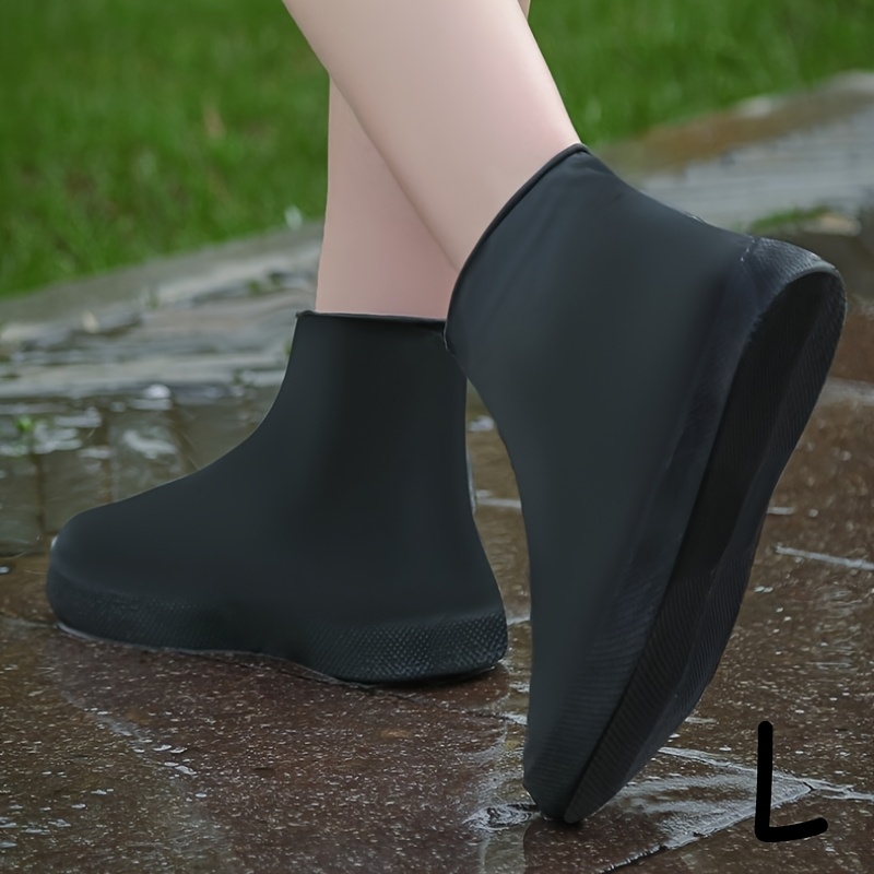 TEMU 1 Pair Reusable Silicone Shoe Covers Rainproof Shoe Protectors Suitable For Rain,, Mud, Wet Floors - Fit For Sneakers,,, Slippers, For Wet