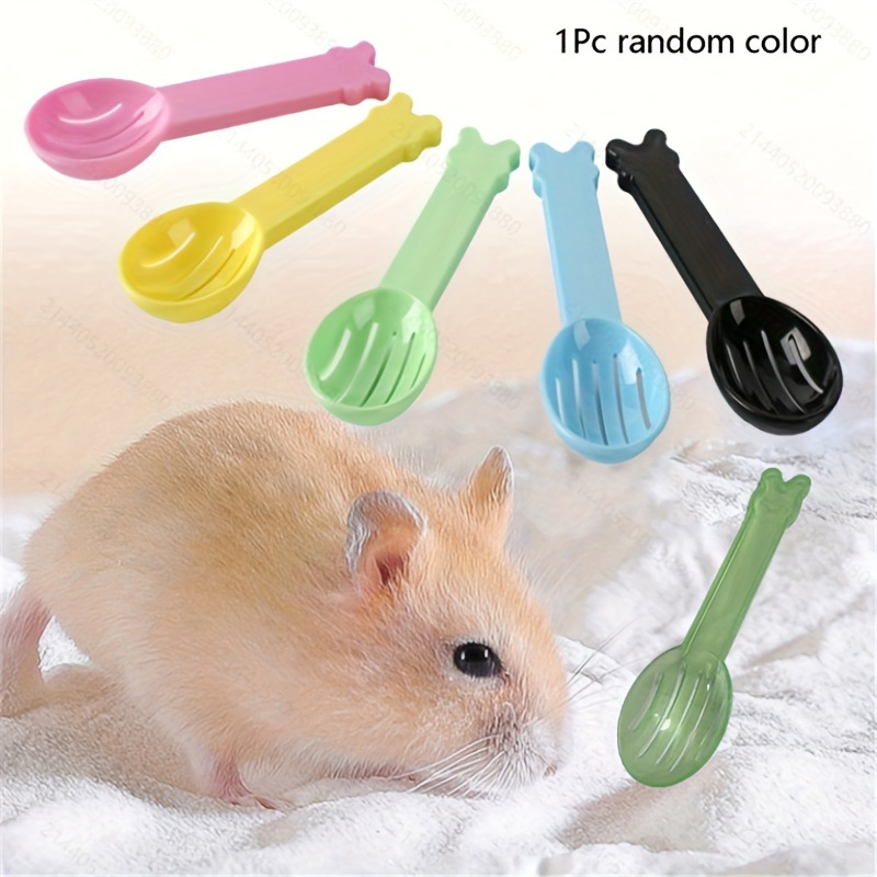 1pc Colored Durable Hamster Garbage Shovel - Made Of Sturdy Abs Plastic, This Easy-to-clean Shovel Is Perfect For Small Pets