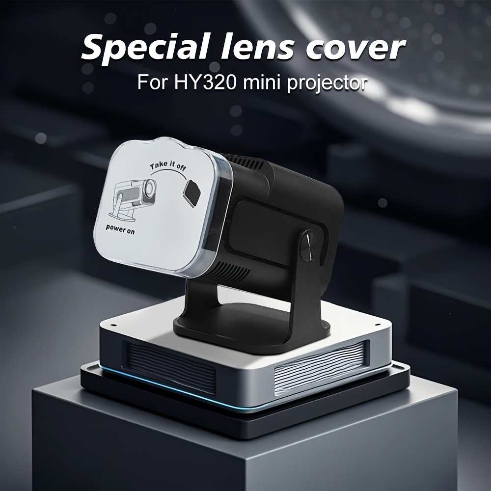 W WUDUNG HY320 Mini Projector Lens Protector - Durable PVC Dust Cover, Scratch-Resistant