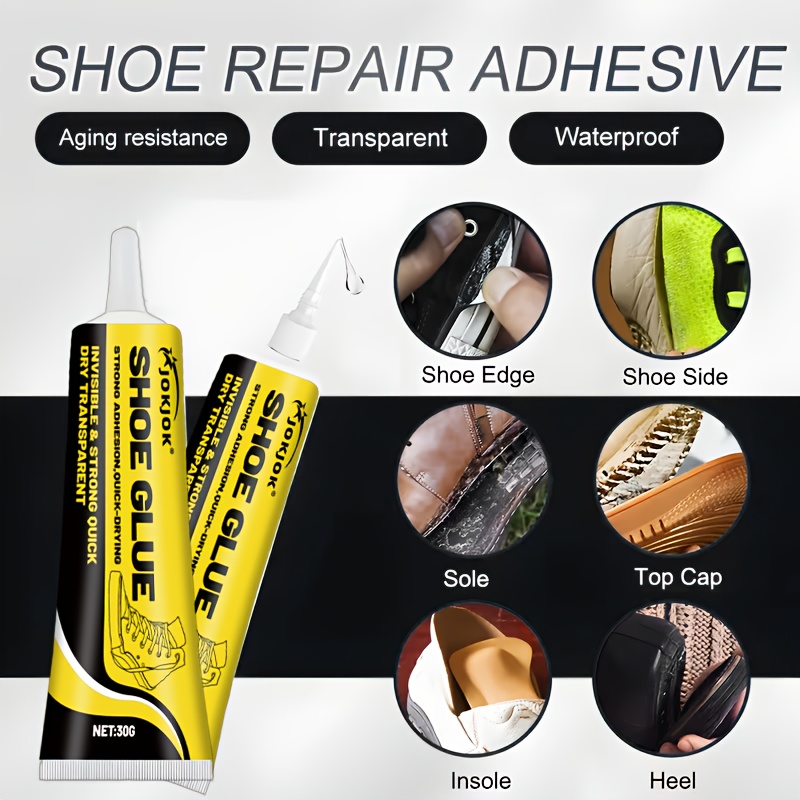 Adhesivo Universal para Reparación de Zapatos - Pegamento para Reparación de Zapatos – Adhesivo para Reparación de Suelas, Adherencia Fuerte para Zapatos, Zapatillas Deportivas, Botas y Todo Tipo de Calzado
