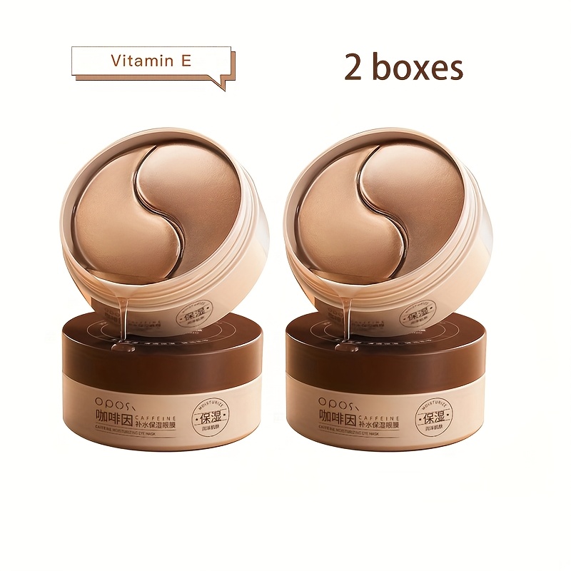 Image of 2 Boxes Of Muscle Peptide Firming Eye Masks - Contains Hyaluronic Acid And Collagen, Lifts And , Area, Hydrates And Moisturizes For Eye Care