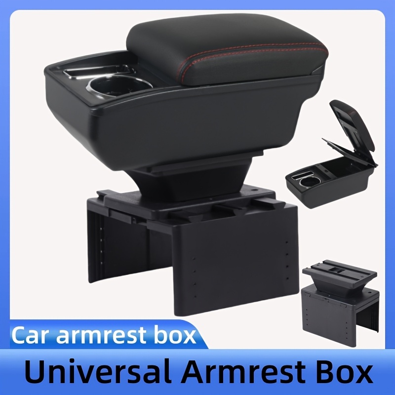 BIXUAN Bracciolo Universale per Porta Auto in Pelle PU Supporto per