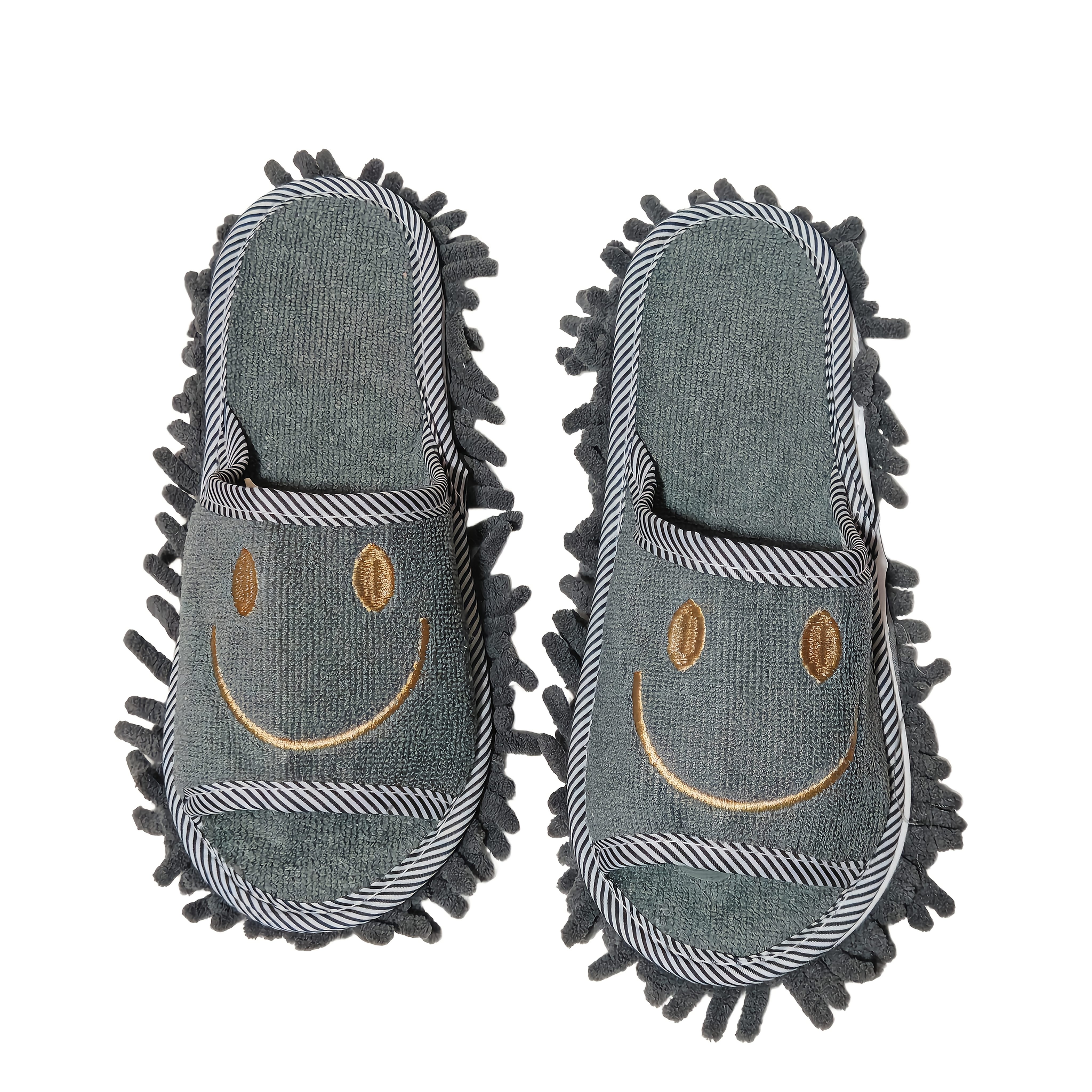 TEMU 2pcs, Slippers For , Floor-scrubbing Slippers For Wooden Floors, Detachable Cleaning Mop Slippers, 10.4 Inches
