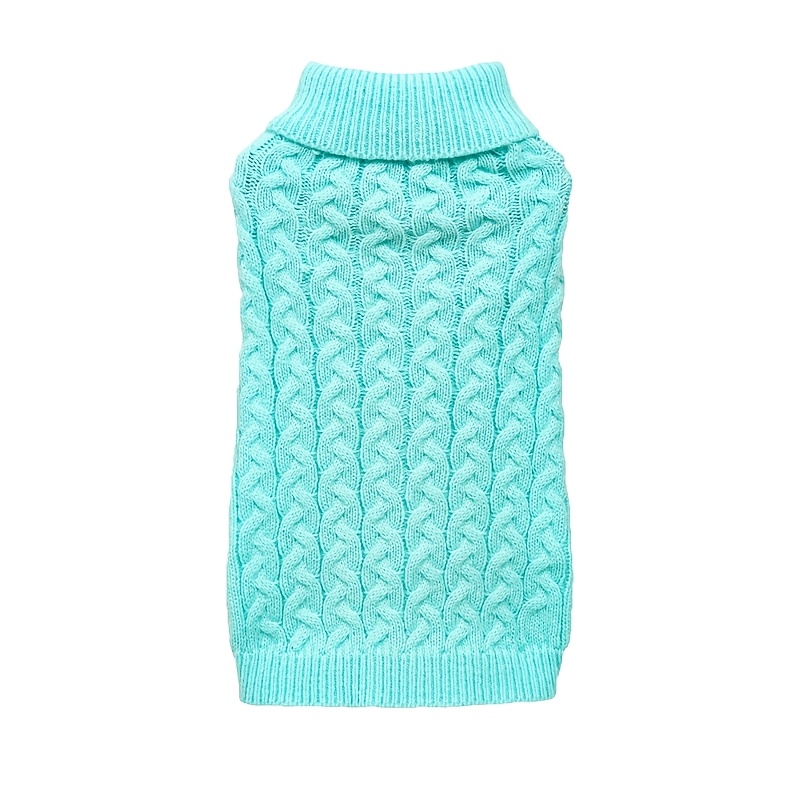 TEMU Suéter de Punto para Perro Bichón Teddy, Estilo Casual de Dos Patas, Elástico, Color Sólido, Multi-estilo, Torsión Completa, Transfronterizo