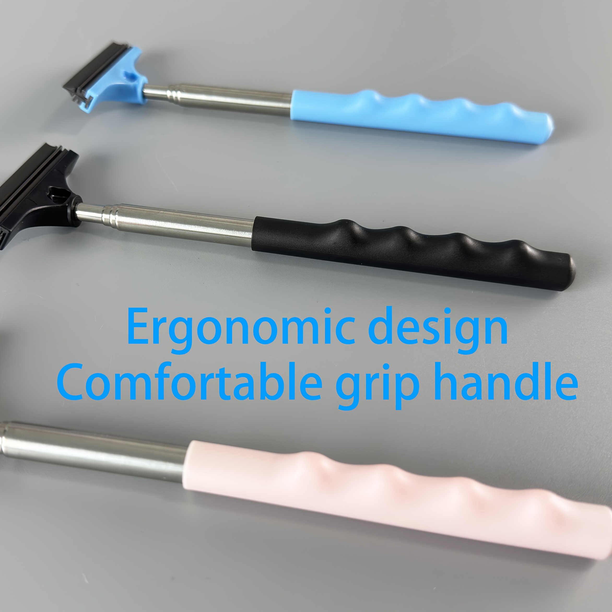 Portable Adjustable Car Window Cleaner, No Battery Required