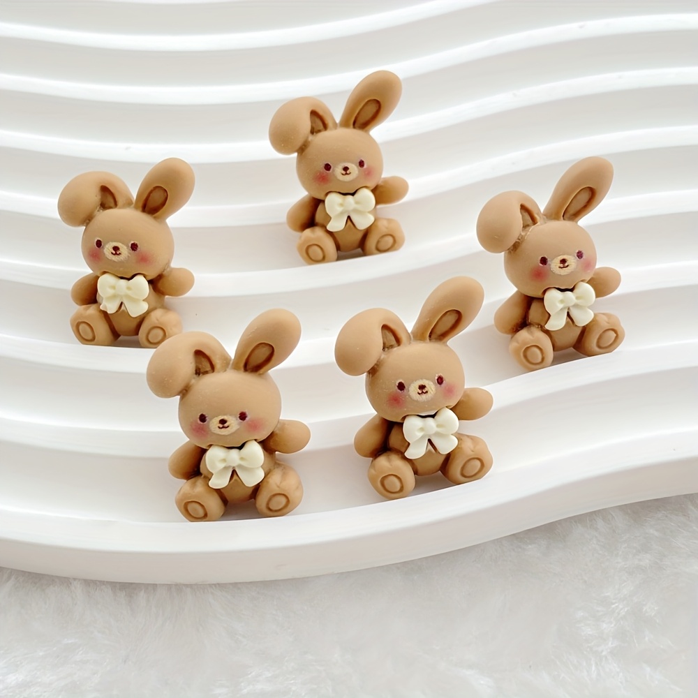 TEMU 8 stuks Schattige Cartoon Dieren Strik Konijn Accessoires