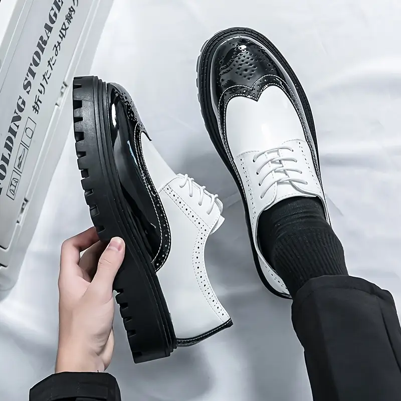 mens black oxford dress shoes elegant lace - Temu mens black oxford dress shoes elegant lace - Temu