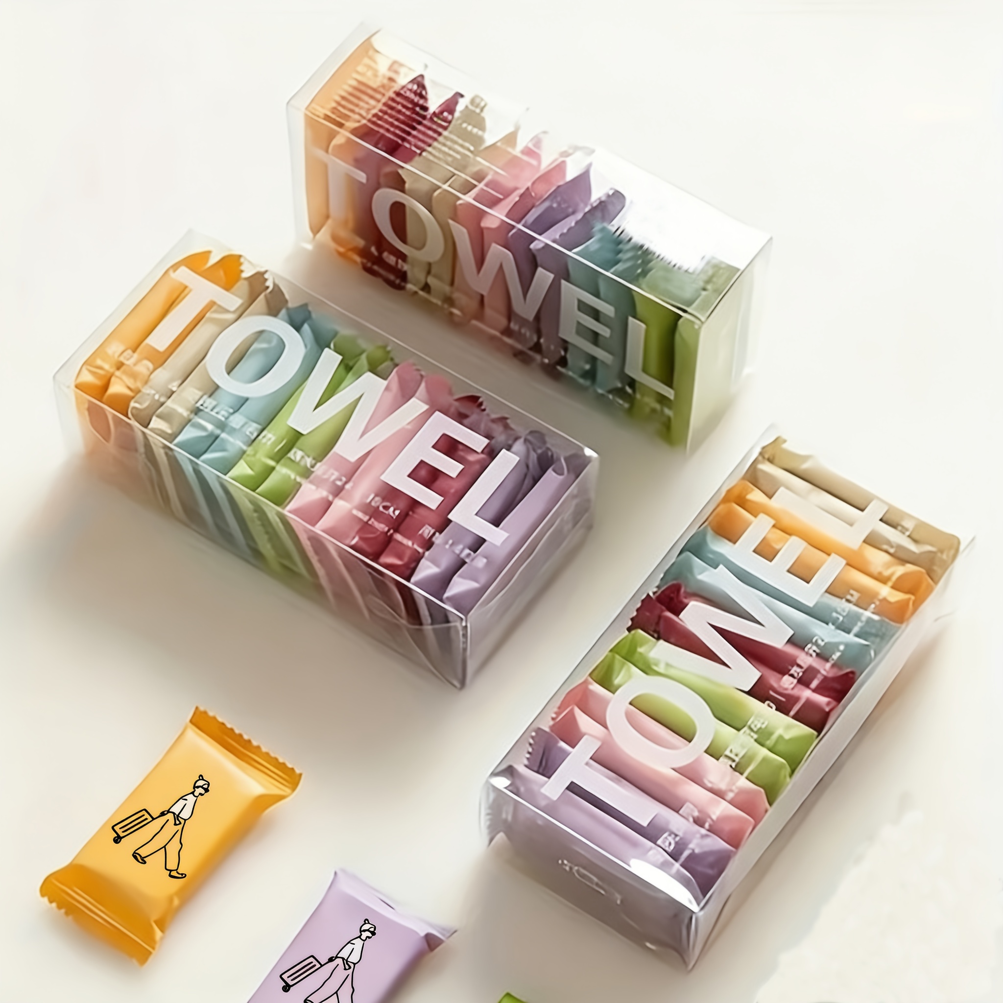colorful compressed disposable towels portable and thick travel towels versatile for   wet and dry use suitable for travel camping and other outdoor activities easy to carry and  