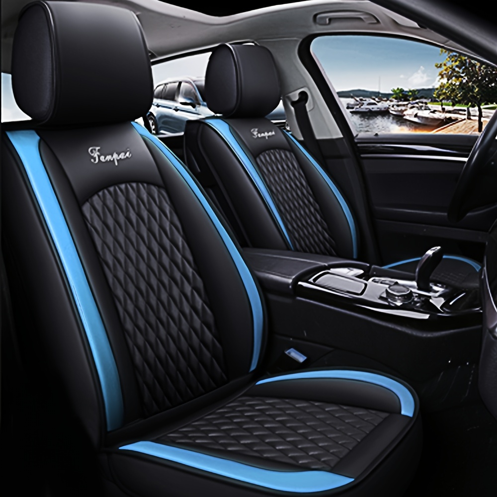 Car Seat Protector, Standard Universal Seats, Durable Faux Leather Cushion, In Colors