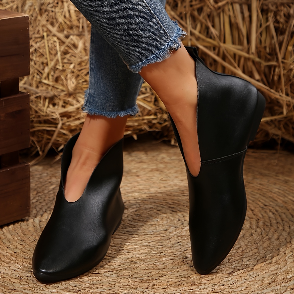 black dress boots flat heel Flat Thigh High 50/50 Boots