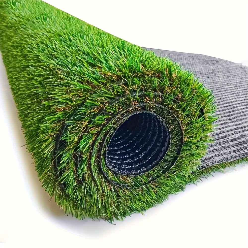 

1pc High-density Artificial Grass Turf - Realistic Synthetic Lawn For Garden, Playground, Pets, Outdoor Decor - 10mm Blade Height, Plastic, Weather-resistant,