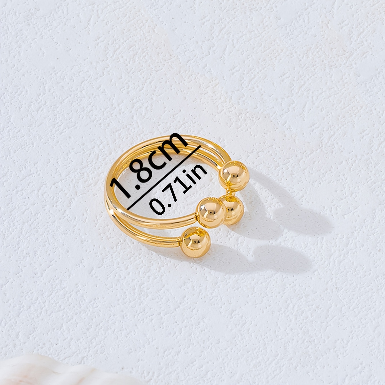 Women's Punk Style Round Cross-Open Ring