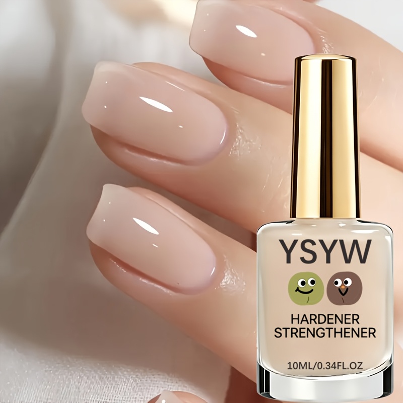 Image of Ysyw Clear Jelly Nail Hardener Suitable For Weak & Nails - Instant Quick-dry Formula, No Lamp/curing Required, Strengthener For Overnight Use, Cooling Gel For Hands & Fingernails, Holiday Gift For