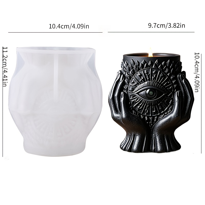 TEMU A Mysterious Planter Silicone Mold With An Organ Design. This High-quality, Versatile Silicone Mold Is Perfect For Plaster Plant Pots Or Epoxy