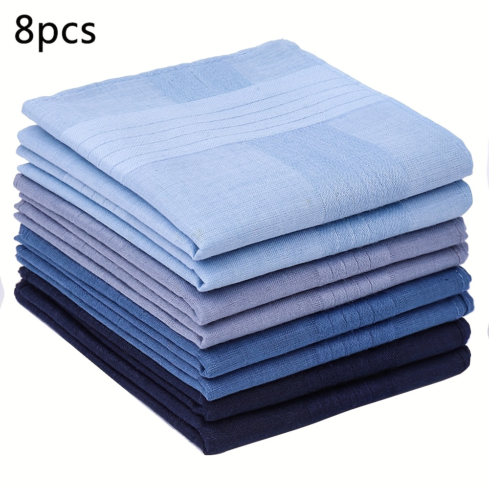 gambar barang 8 helai     lelaki     kapas untuk lelaki 16 inci       lelaki besar hankies lelaki untuk lelaki wanita