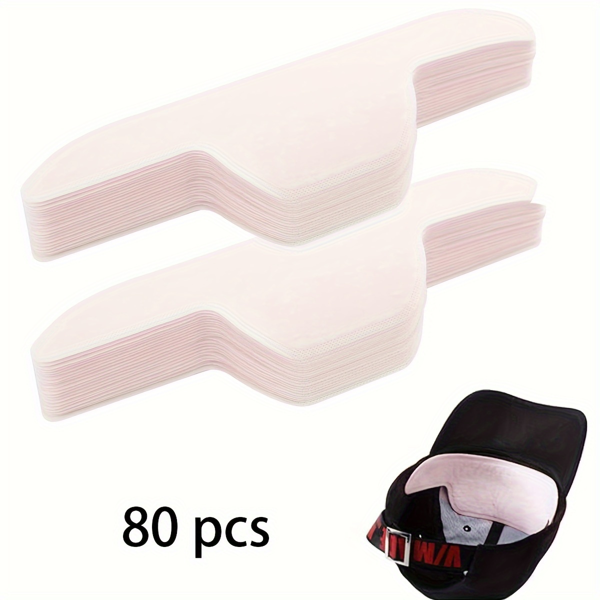 80 Sweat-absorbing Patches For Golf Caps