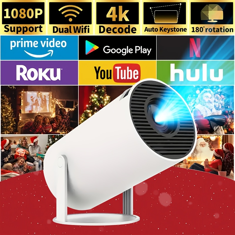 the   pro mini portable projector which is a   projector supports wifi features     and 180 degree rotation and   with a built in   11 0  