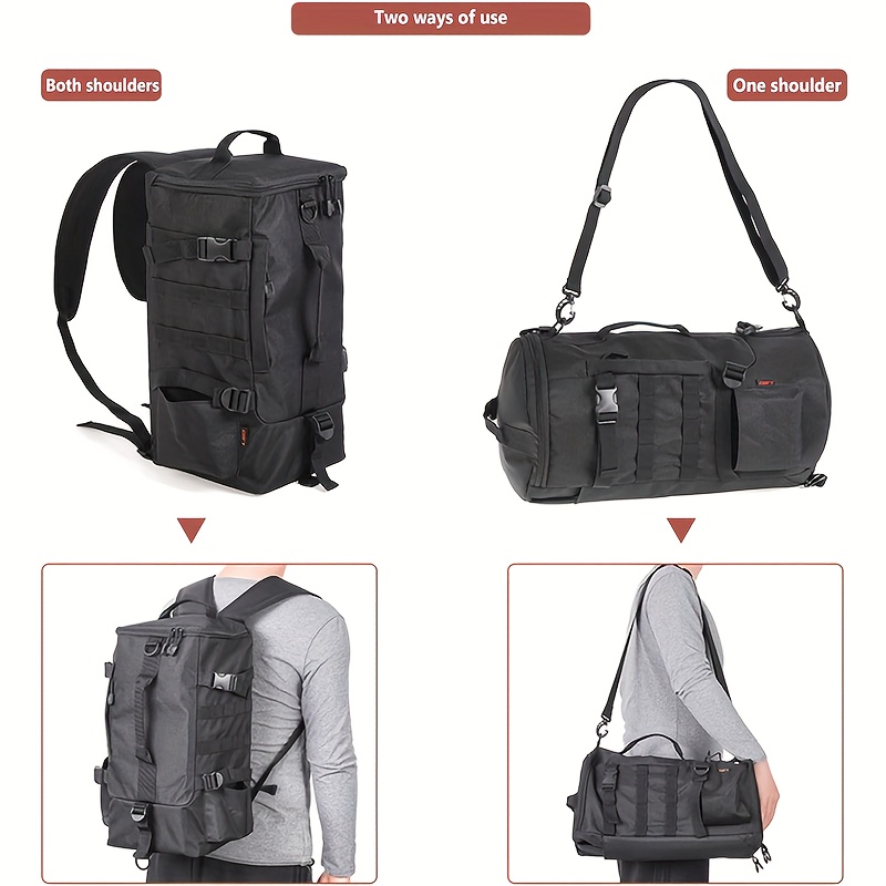 [1pc Black Fishing Backpack] 1pc 17.3