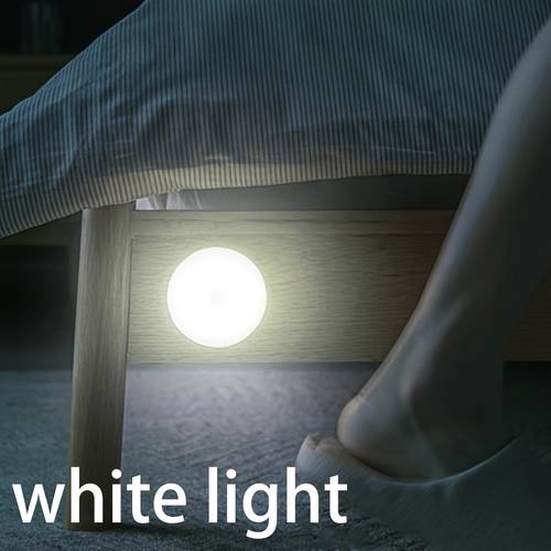 motion sensor night light 1pc battery operated wall sconce under cabinet lighting light rechargeable stair lights indoor warm sensor light indoor battery operated night light for hallway bedroom kitchen