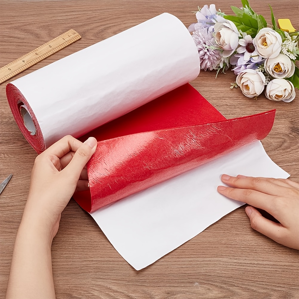 TEMU Tissu Feutre Auto-Adhésif - Tissu d'Artisanat à Décoller et Coller, 30 cm de Large * 90 cm de Long, Idéal pour Tiroirs de Bijoux, Artisanat,