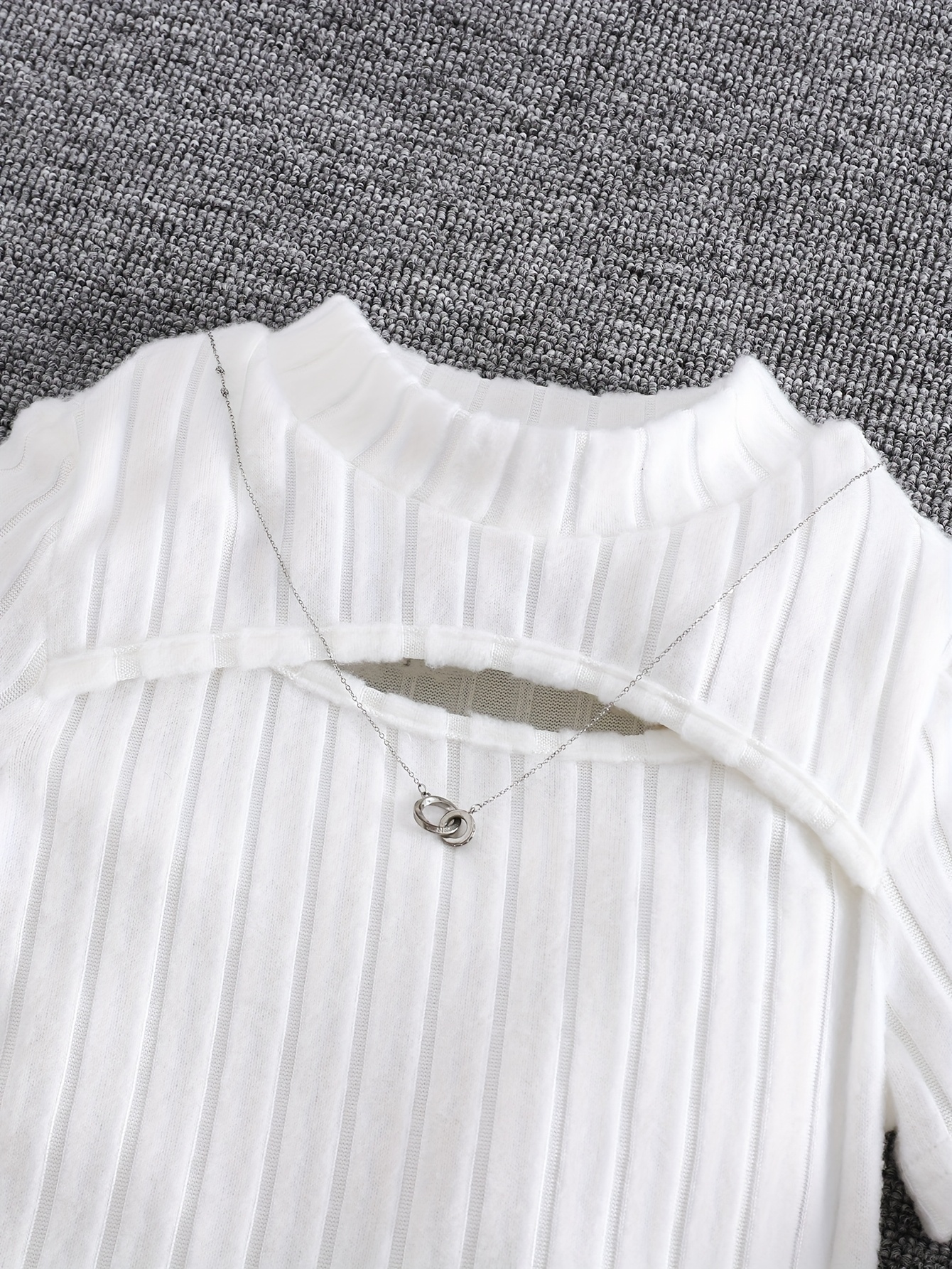 girls white ribbed knit dress soft stretchy bodycon midi - Temu Bahrain