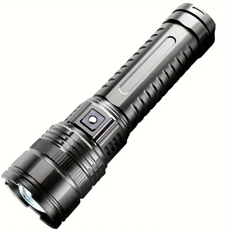 TEMU Professional-grade High-lumen Flashlight, Designed For . -one Ultra-long-range To Light Up The . For Comfortable Grip. Feature-rich Camping,