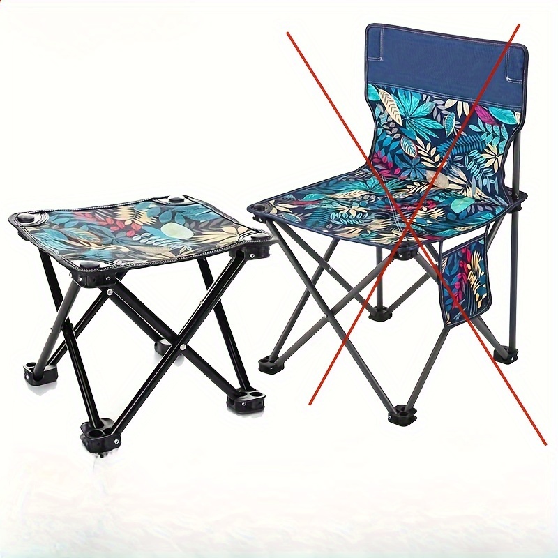 

Outdoor Folding Fishing Stool, Multi-functional Chair, Portable Recreational Camping Equipment Art Sketching Chair