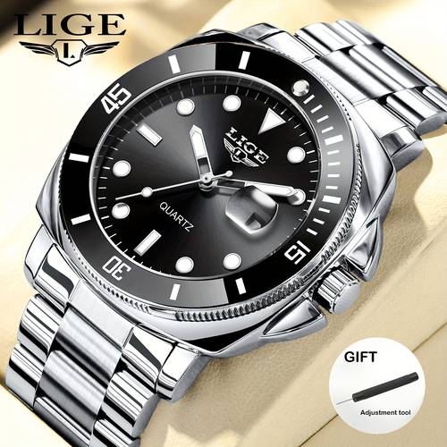 mens quartz business wristwatch multifunctional professional watch for business