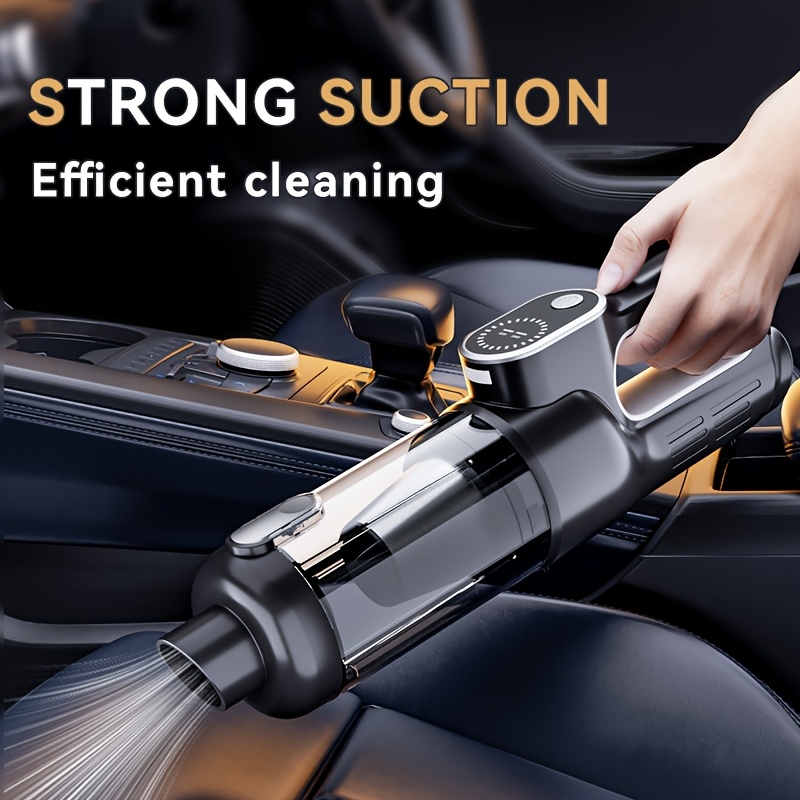 Suitu Car Vacuum Cleaner with Super Powerful Suction, Rechargeable Handheld Large Power Cordless Vacuum Suitable for Home and Auto Use