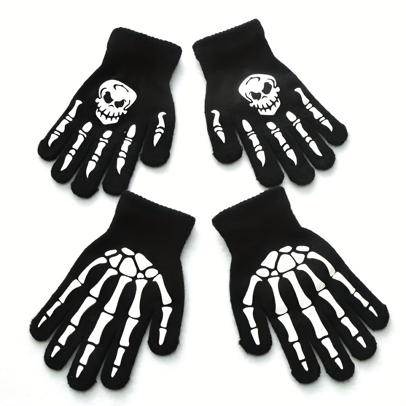 TEMU Of Winter Warm Gloves Skull Claw Gloves