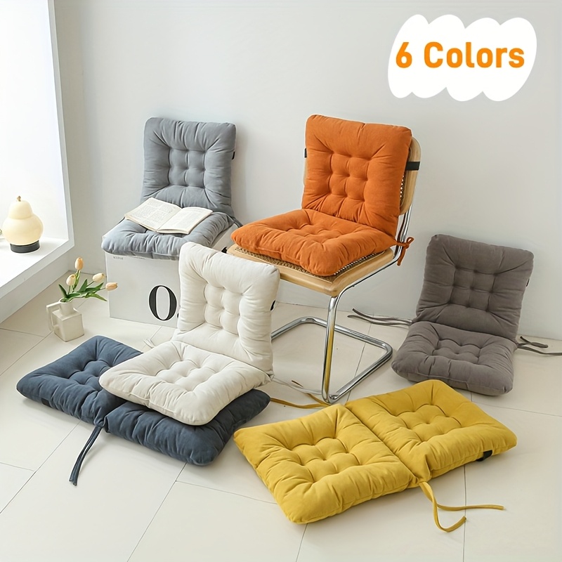 ergonomic office chair cushion with lumbar support thick seat cushion for back relief non slip straps posture   pressure relief compatible with desk car sofa ideal gift for home office decor desk chair cushion elastic binding adjustment Product details 0