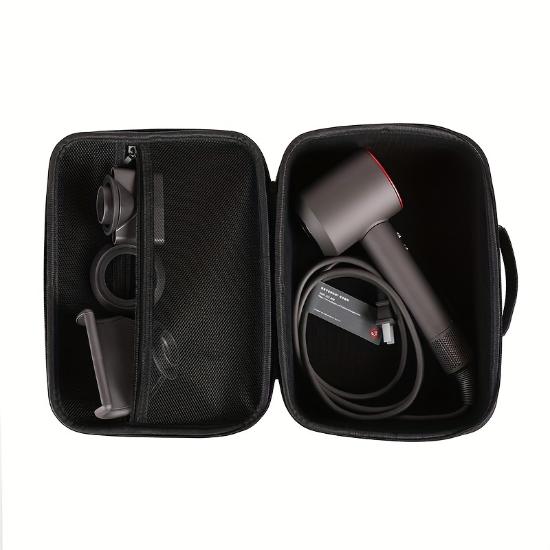 

For Dyson Hair Dryer Travel Case - Black Storage Bag With Zipper Closure, Protective Carrying Case For All Hair Dryer Models,, No Battery Required, Hair Dryer Holder