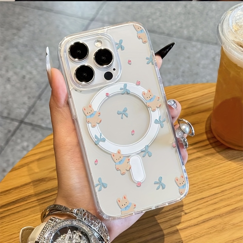 TEMU Magnetic Mobile Phone Case, Supports Wireless Charging, Suitable For Fashionable And -garde People, Suitable For Pro Max/15/14plus/13/12/11