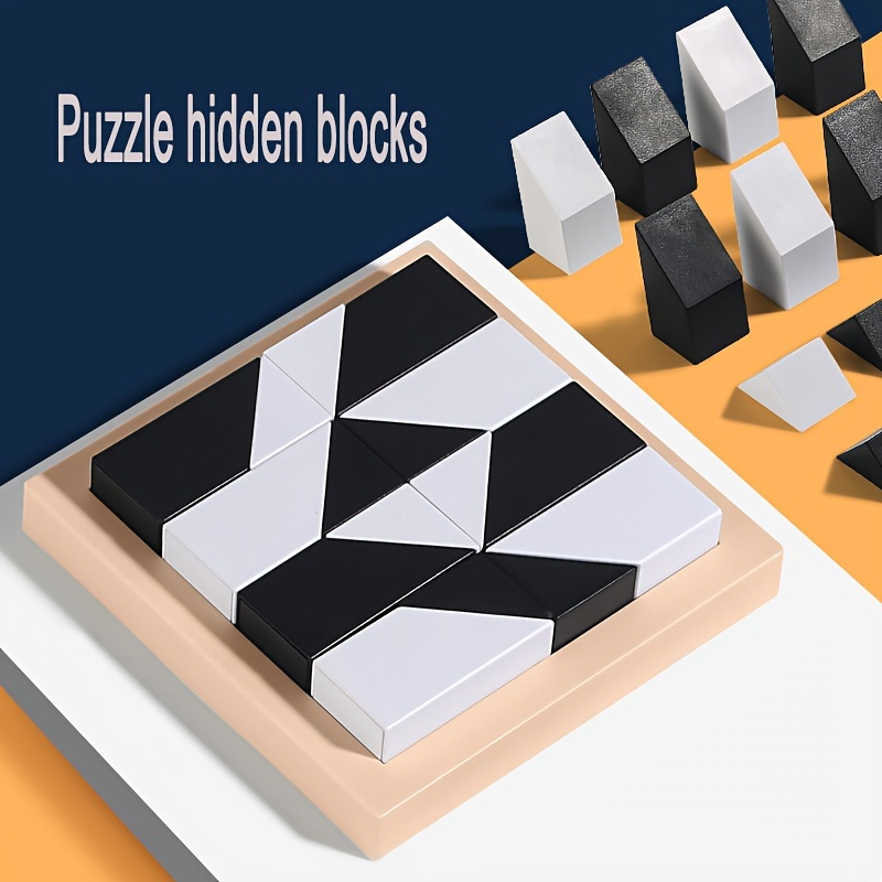 80 levels of hidden bricks, unleash your imagination, level desktop puzzle  game building blocks gifts
