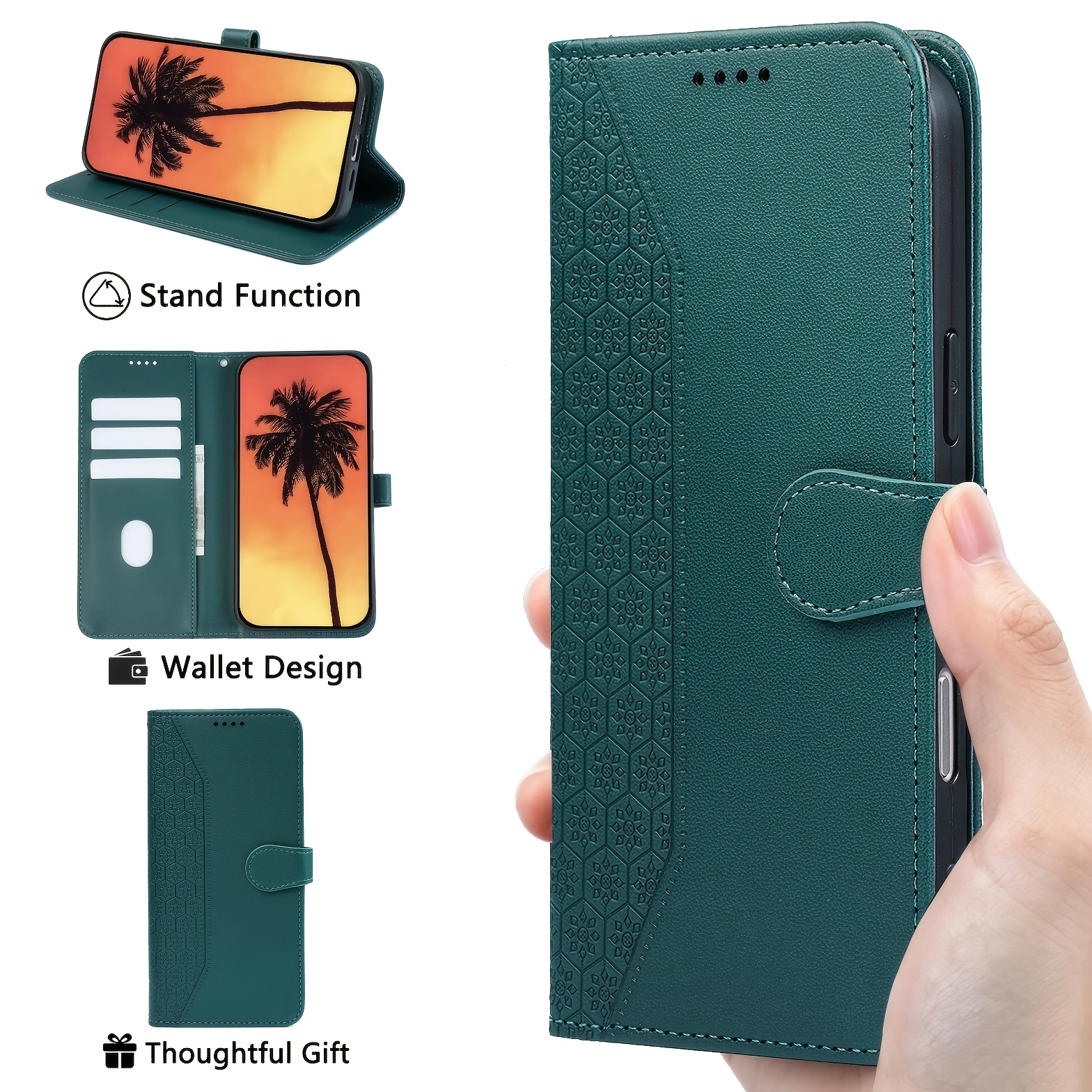TEMU Phone Case: Compatible With Galaxy S21/s21 Plus/s21 Ultra/s21 Fe/s20 Fe Flip Phone & Wallet Cases, With Stand And Three-slot Design For Storage