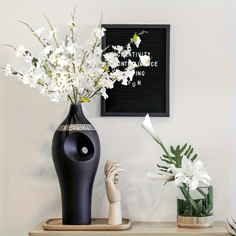 

6 High-quality Artificial : Long- And , Suitable For Wedding Decoration, Home, Indoor And Outdoor Decoration Round (white)