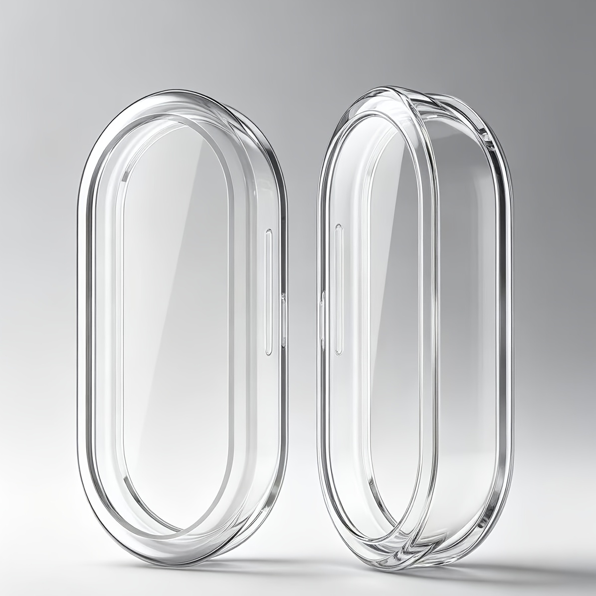 TEMU Lot de 2 protections d'écran transparentes avec coque de intégrale, accessoires pour Xiaomi Band 10/9