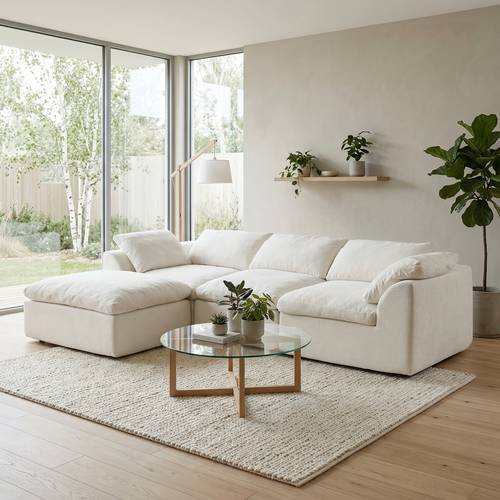cloud couches for living room boneless couch l shape comfy sofa modern modular sectional sofa with ottoman compressed sofa cloud like flexible modular no assembly needed