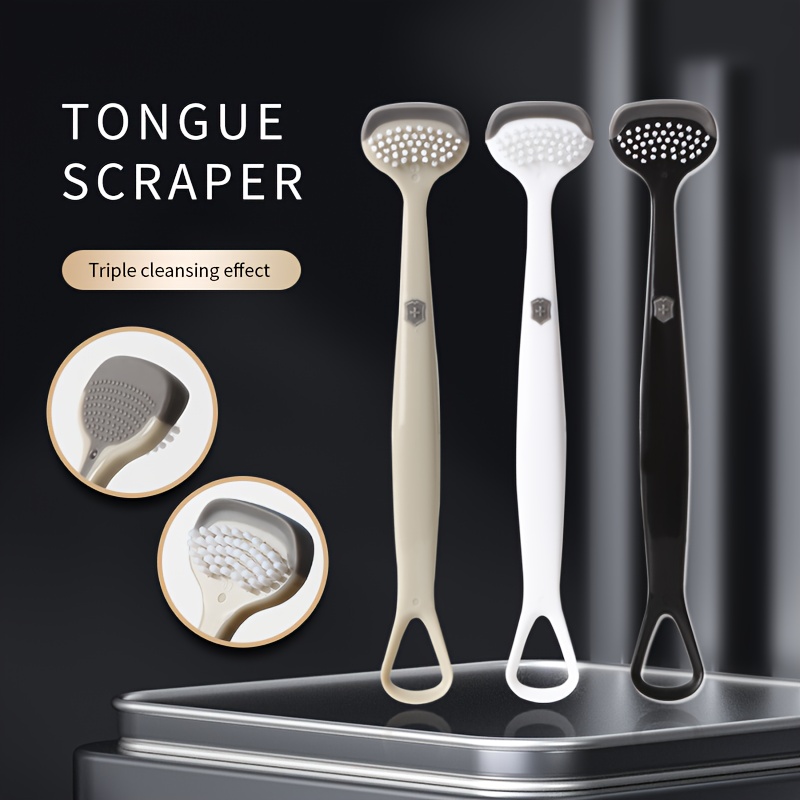 

Tongue Scraper - Fight Bad Breath, Remove Tongue Coating, And Bad Breath, Improve Daily Oral Hygiene For Men And Women