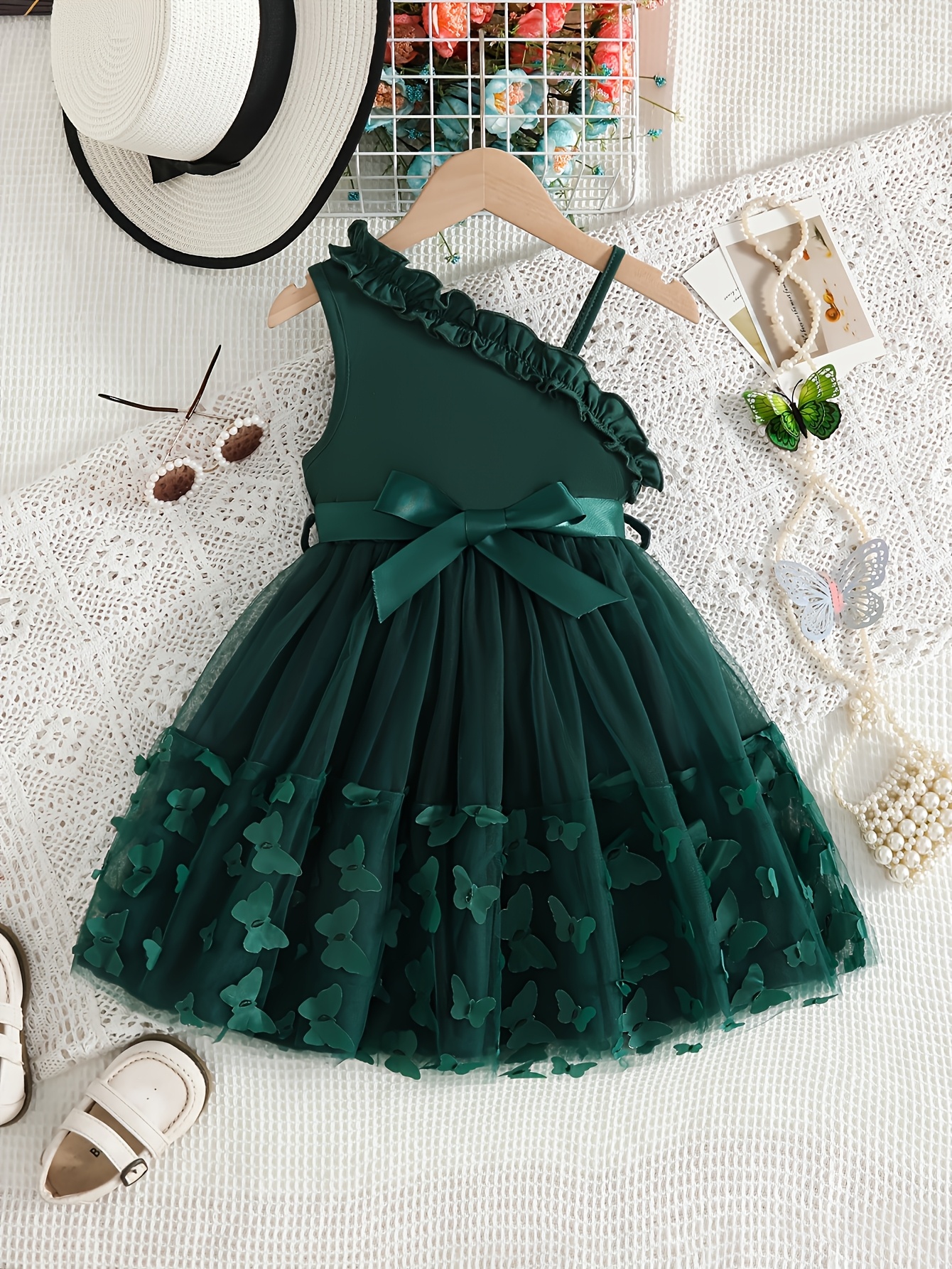 kids tutu green sold on Temu United States