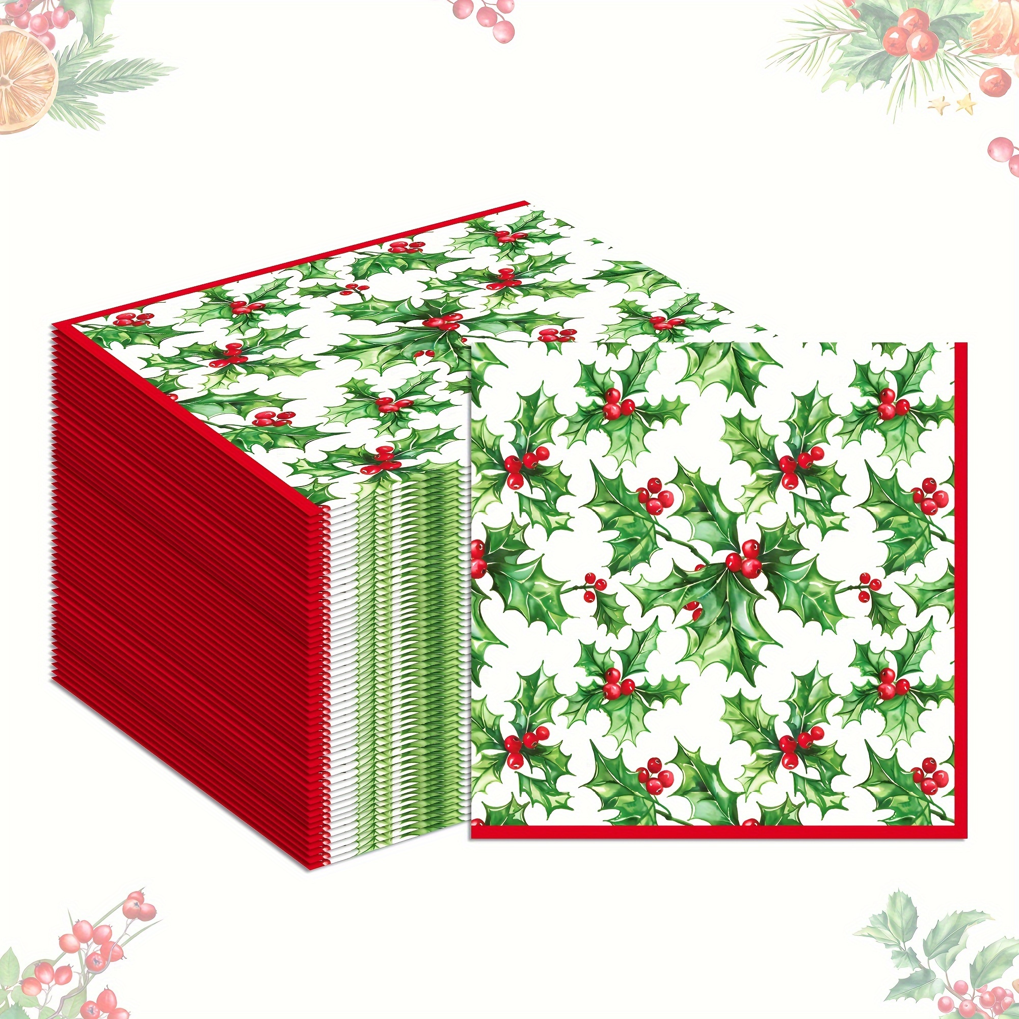 

20pcs Christmas & - 2-ply Disposable ,