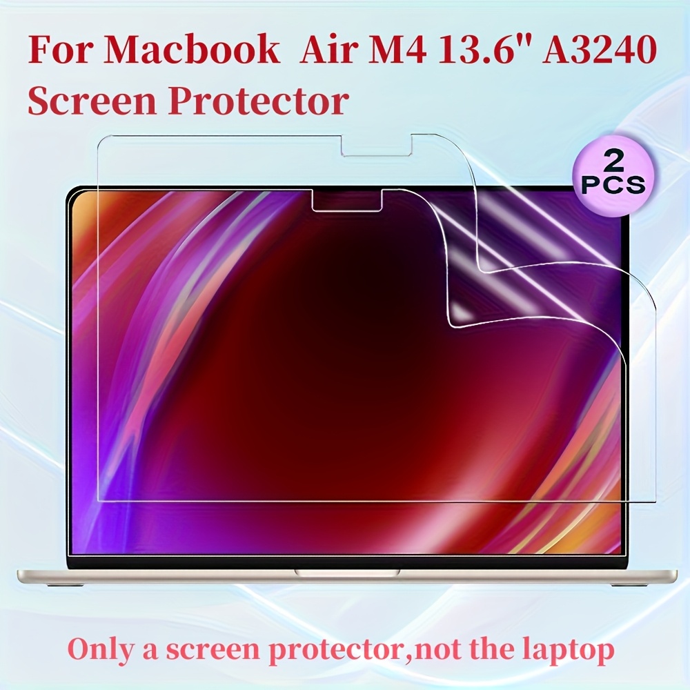 2pcs Ultra Screen Protector Guard For 13.6-inch (2022 Model, A2681, M2 Chip), Hd Protective Film