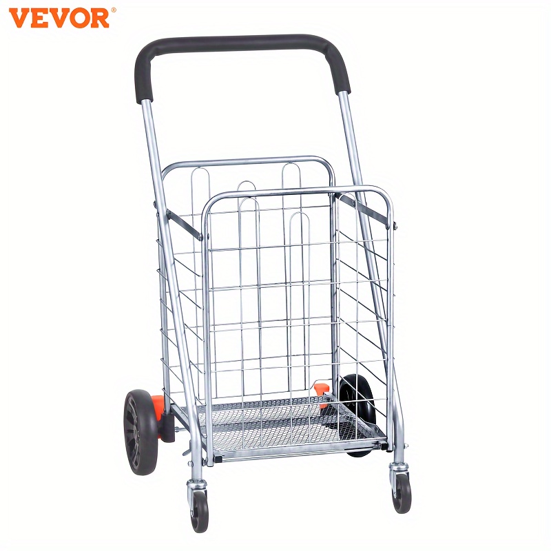 

Basket Style Shopping Cart Medium Capacity With Universal Belt Lock No Electricity