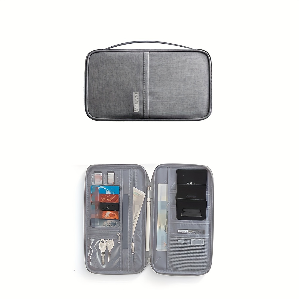 

Portable Multi-function Passport Bag, Card Bag, Put Change Card Key Card Bag, Multi-compartment Change Storage Bag, Handbag