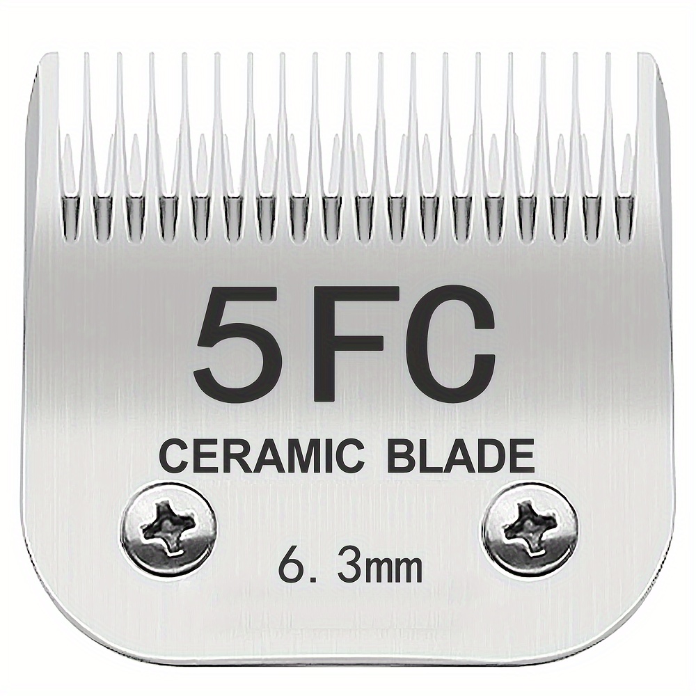 

5fc Blade Dog Grooming Clipper Replacement Blades, 5fc Cut Length 1/ 4" ( 6.3mm )